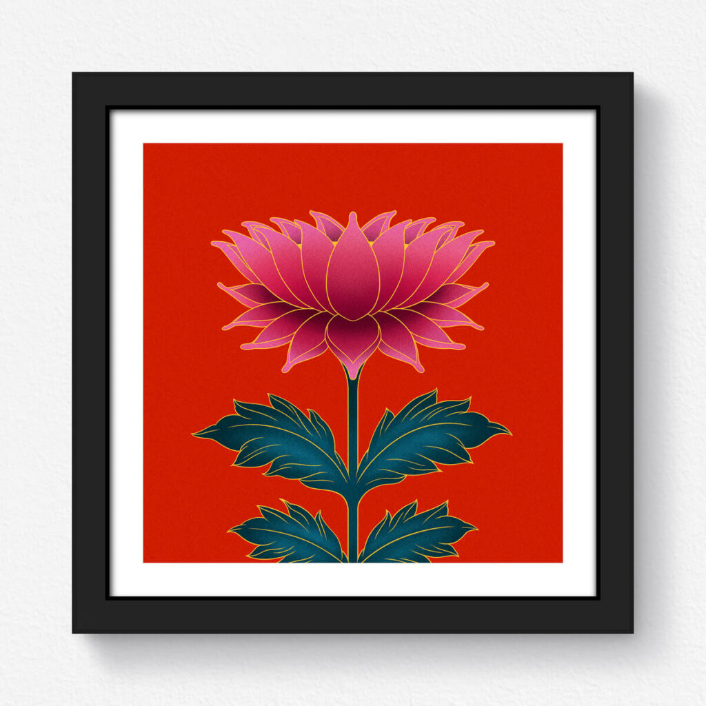 benjamin-lam-in-bloom-illustration-art-1-framed