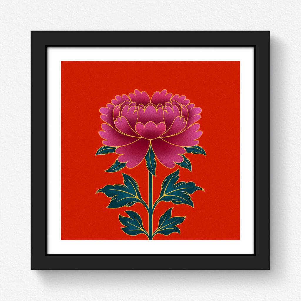 benjamin-lam-in-bloom-illustration-art-2-framed